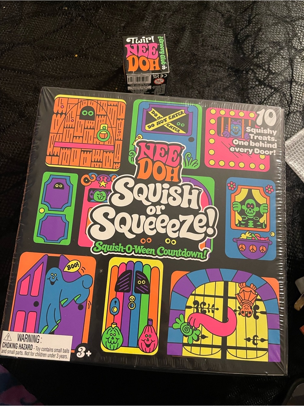target exclusive needoh squish or Squeeze! Squish-O-Ween Countdown -